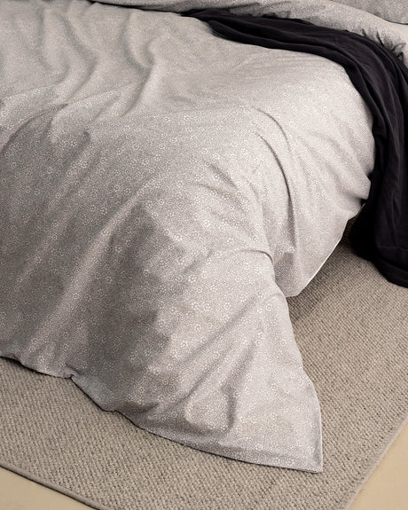 100% Cotton King Size Duvet Cover Set - Ranforce Printed Design