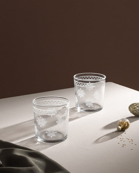 Clear Glass 4-Piece Water Glass Set - Contemporary Elegance