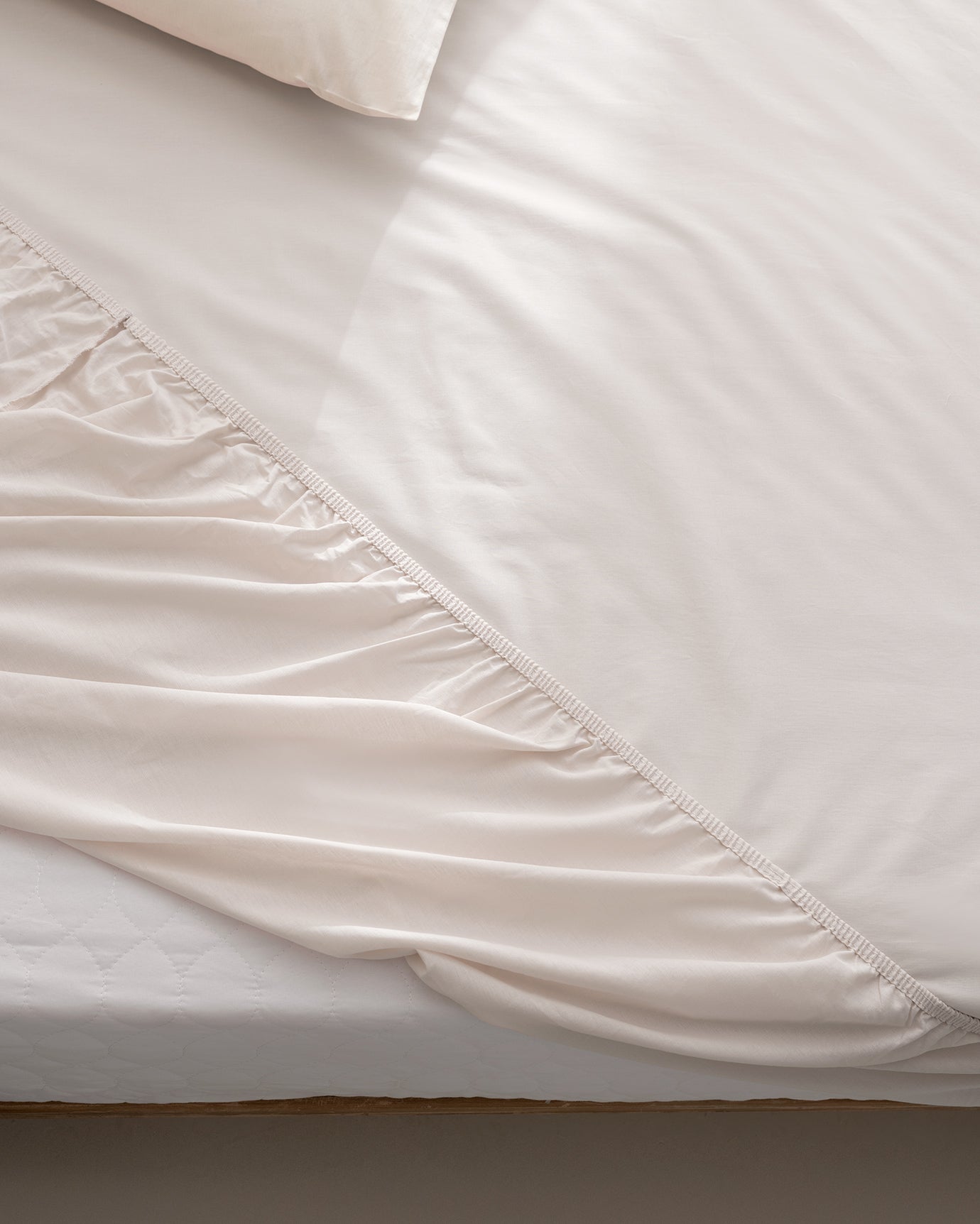 Manon Double Fitted Sheet - 100% Cotton Ranforce Bedding