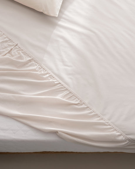 Manon Double Fitted Sheet - 100% Cotton Ranforce Bedding
