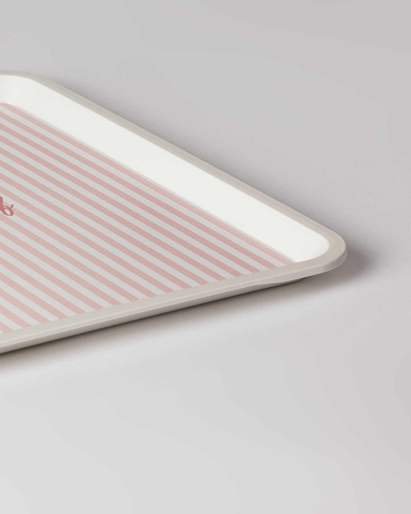 Durable Plastic Square Serving Tray - Modern Minimalist Design