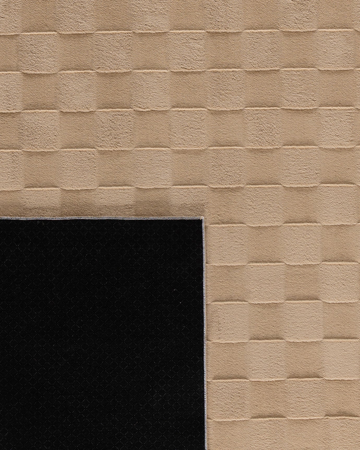 Textured Silk Relief Area Rug - Mink Taupe