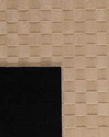 Textured Silk Relief Area Rug - Mink Taupe
