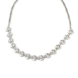 Premium 925 Sterling Silver Lotus Flower Stone Necklace