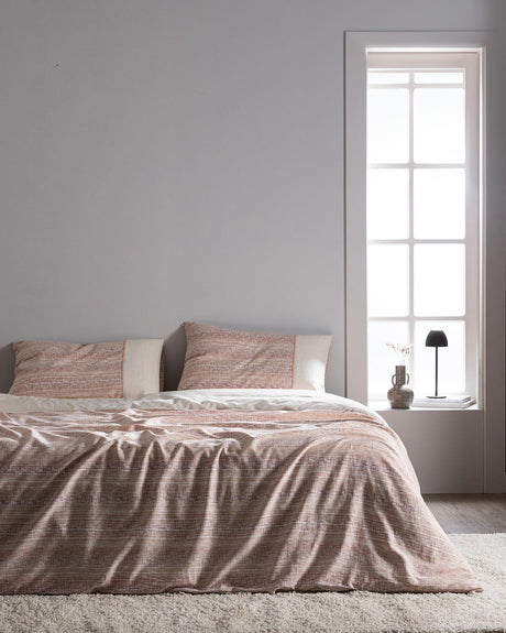 100% Cotton Single Duvet Cover Set - Soft Crepe Print