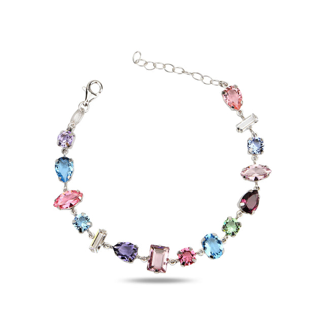 Sparkling Stone Eternity Bracelet - Continuous Brilliant Design