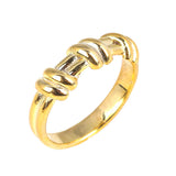 Sterling Silver Modern Band Ring - Contemporary Slanted Design