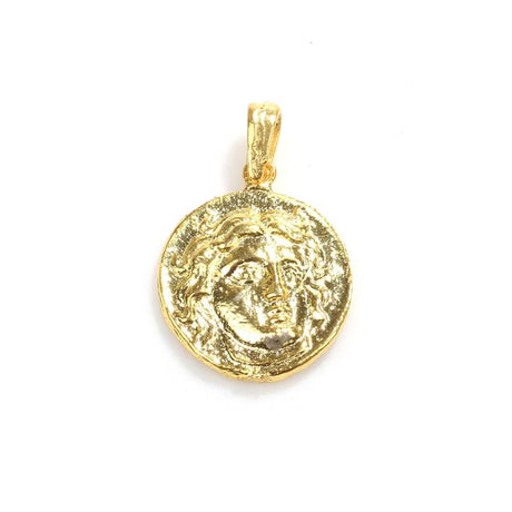 Professional Grade 925 Sterling Silver Medusa Head Pendant