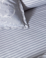 Premium Cotton Blend King Size Duvet Cover Set - Jacquard Satin