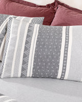 Viscose Cotton Blend Single Duvet Cover Set - Jacquard Weave