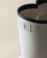 Figura decorativa in dolomite - Design moderno bianco e nero