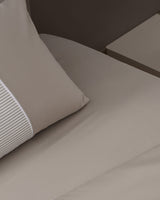 Luxury 100% Cotton Double Duvet Cover Set - Printed Satin