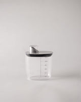Soft Grey Food Storage Container with Lid - 1300 ml Kitchen Pantry Organizer