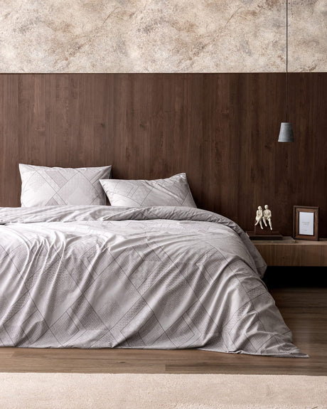 100% Cotton Ranforce King Size Duvet Cover Set - Aurelie Print