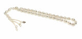 925 Sterling Silver Barley Cut Prayer Beads - Perforated Design