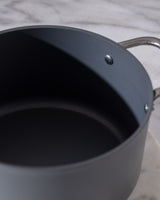 Professional Titanium Nonstick Deep Cooking Pot, 22 cm, Anthracite