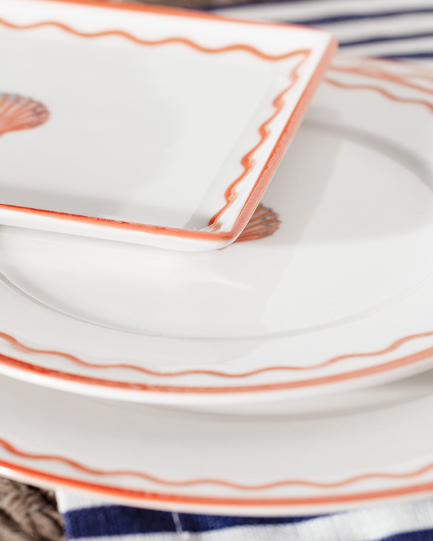 New Bone Porcelain 6-Person Dinner Set - Modern Souterrain Design