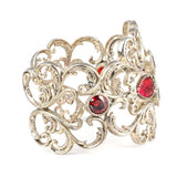 Luxurious Red Ruby Gemstone Bracelet