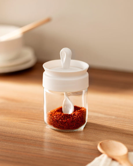 Liana 210ml Spice Jar with Spoon - Food Storage Container