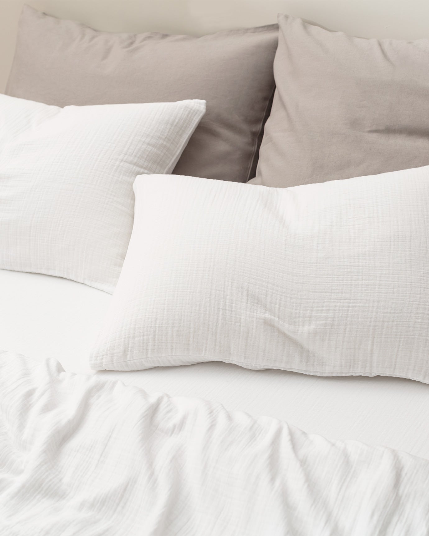 Marla Double Muslin Cotton Bedding Set with Fitted Sheet