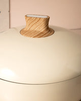 28 cm White Cooking Pot - Durable Everyday Kitchen Cookware