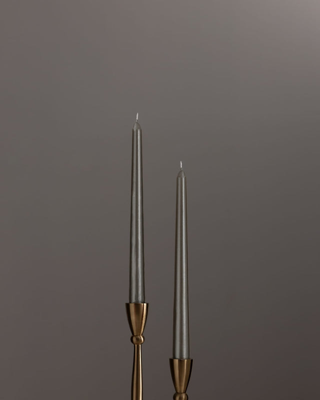 Polished Silver Candlestick - Elegant Repertoire Collection