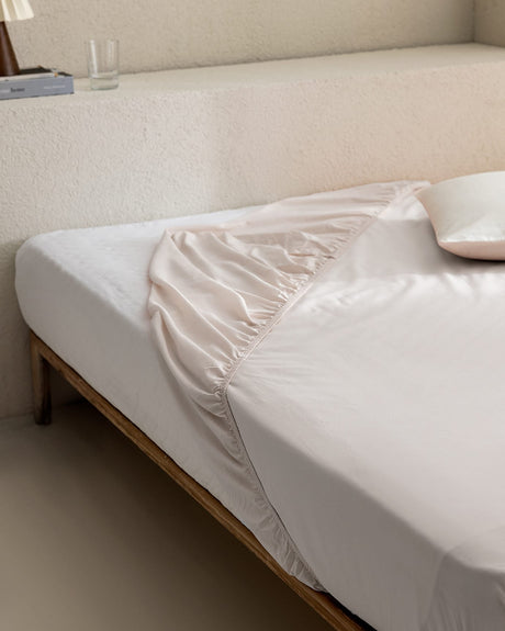 Manon Double Fitted Sheet - 100% Cotton Ranforce Bedding