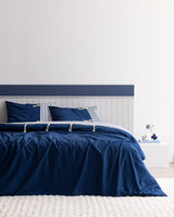 100% Cotton Double Duvet Cover Set - Classic Comfort Collection