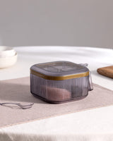 Divided Spice Storage Container 960ml - Kitchen Food Organizer