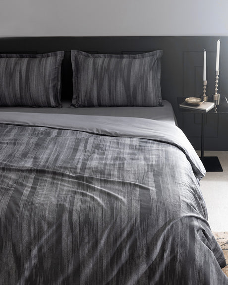 Printed Sateen 100% Cotton Full Duvet Cover Bedding Set
