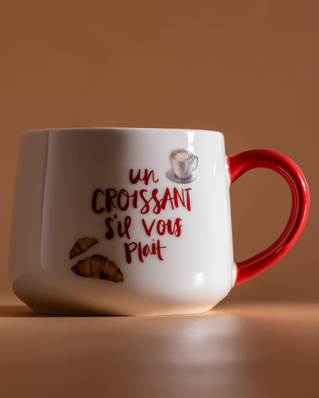Porcelain Mug - Vibrant Corniglia-Inspired Artistic Pattern for Coffee & Tea