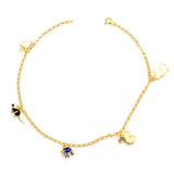 Premium 925 Sterling Silver Animal Motif Anklet