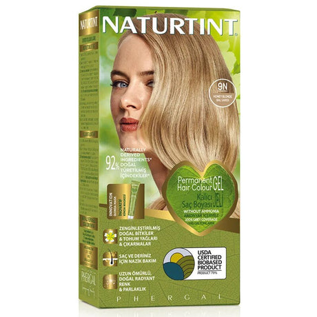 9N Honey Blonde Natural Permanent Hair Color Kit - TryAladdin