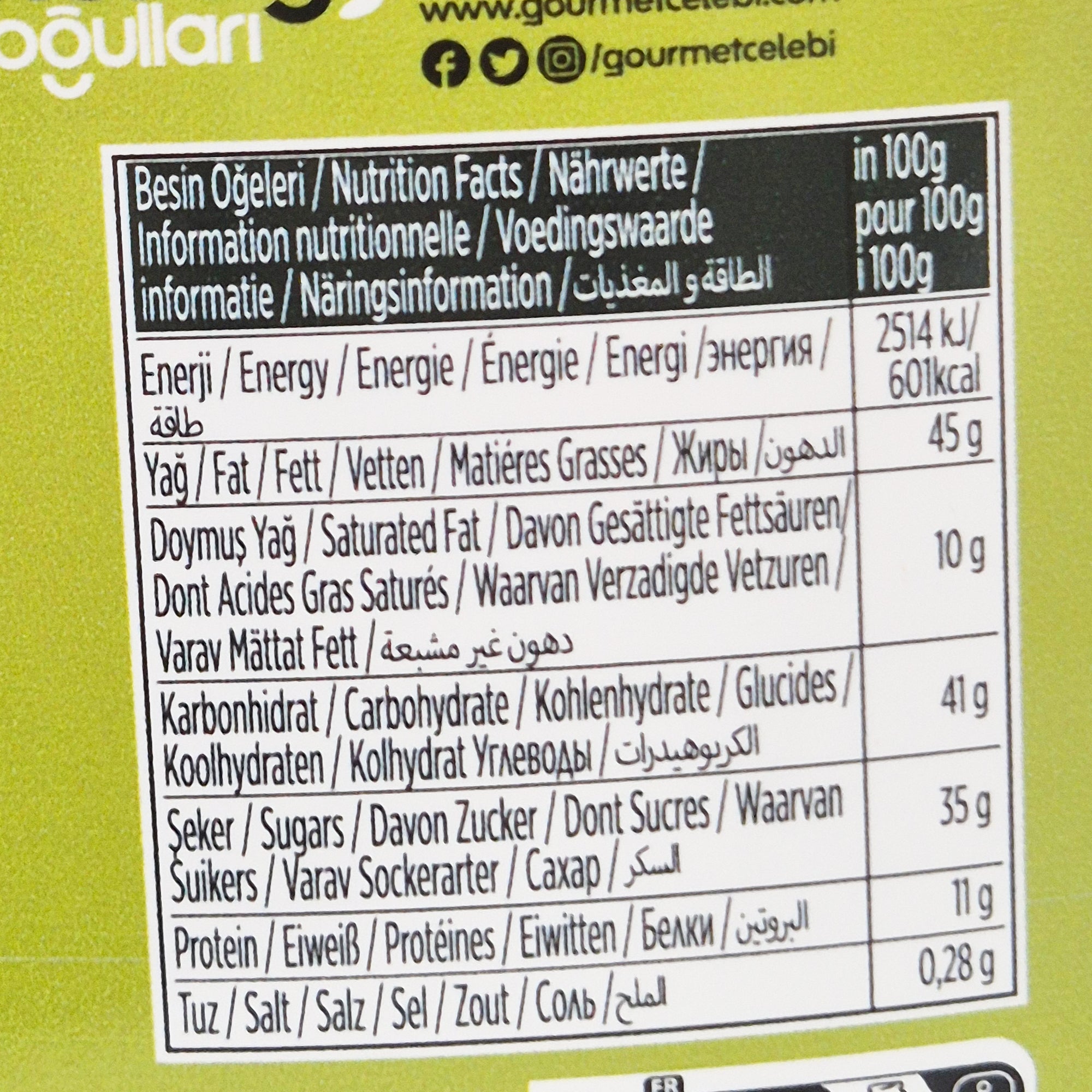 Antep pistacie smør - 35 % pistacie