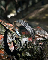 Handcrafted Sterling Silver Ayatul Kursi Cuff Bracelet - Adjustable