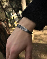 Handcrafted Sterling Silver Ayatul Kursi Cuff Bracelet - Adjustable
