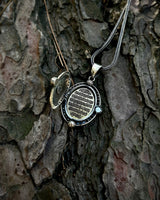 Sterling Silver Openable Amulet Pendant - Protective Scripture Design