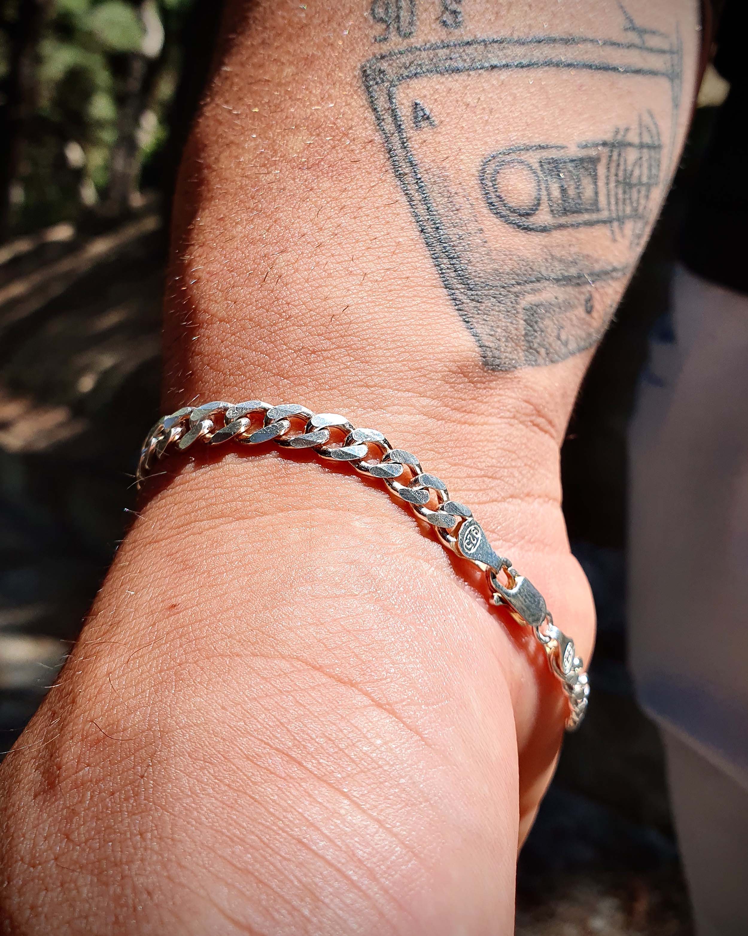 925 Sterling Silver Classic Curb Chain Bracelet - Everyday Elegance