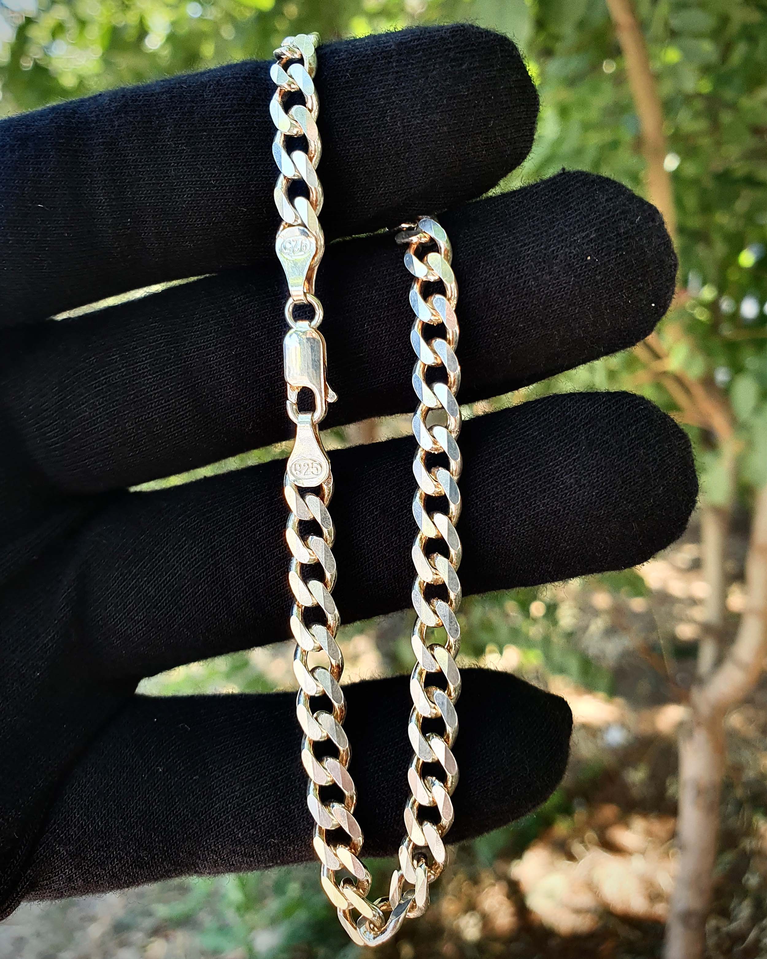 925 Sterling Silver Classic Curb Chain Bracelet - Everyday Elegance