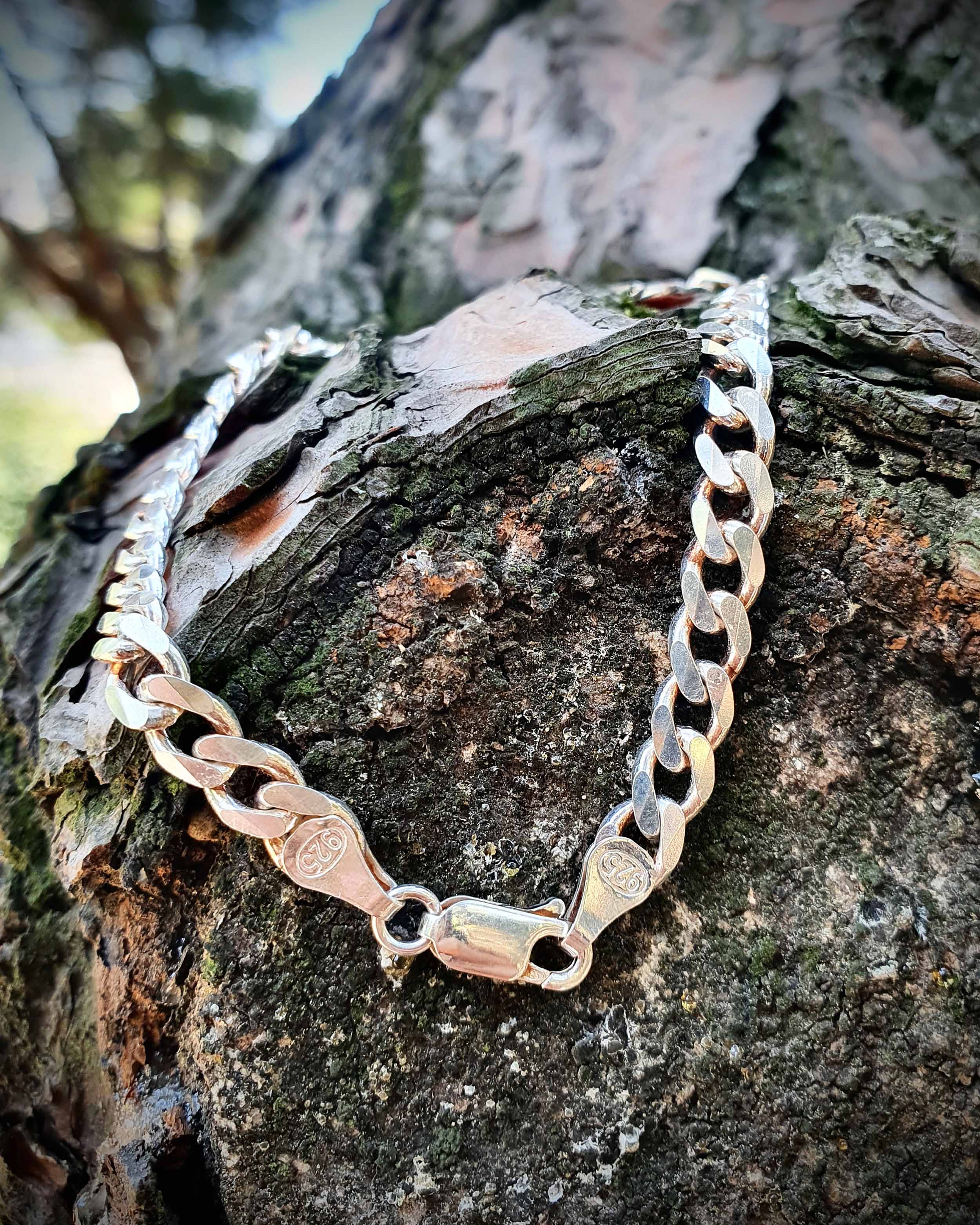 925 Sterling Silver Classic Curb Chain Bracelet - Everyday Elegance