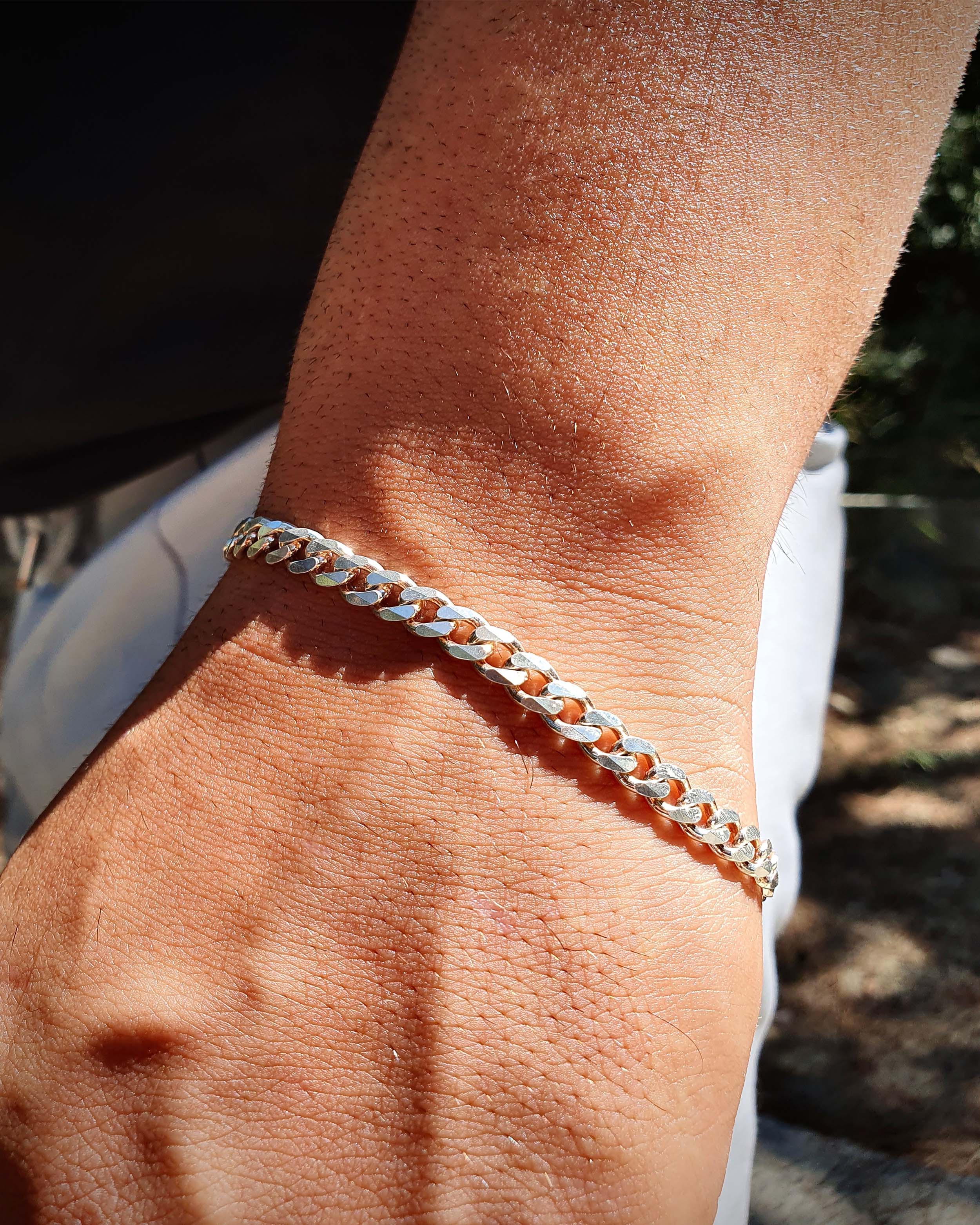 925 Sterling Silver Classic Curb Chain Bracelet - Everyday Elegance