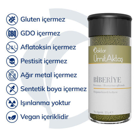 Pure Dried Rosemary (Rosmarinus officinalis) - Aromatic Culinary Herb