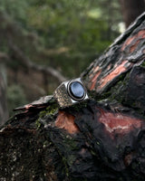 Sterling Silver Black Onyx Ring - Bold & Masculine Statement