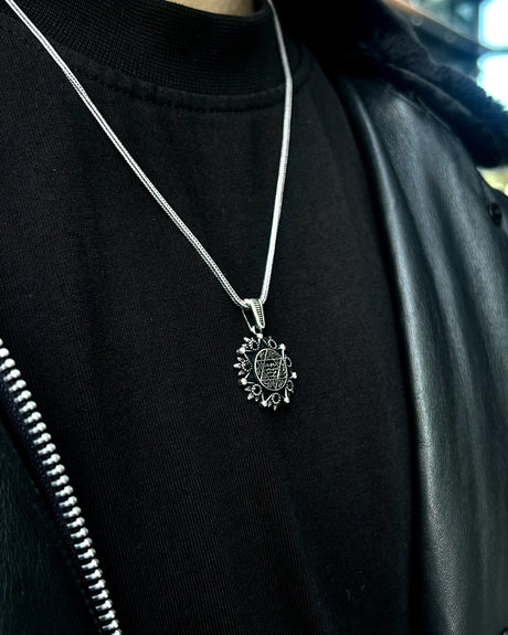 925 Sterling Silver Seal of Solomon Star Pendant Necklace - Mystic Talisman
