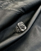 925 Sterling Silver Ring - Majestic Lion Head Statement Piece