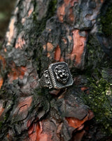925 Sterling Silver Ring - Majestic Lion Head Statement Piece