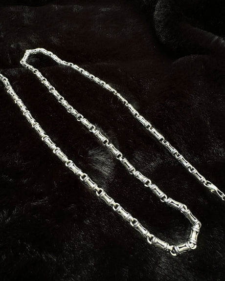 Sterling Silver Paperclip Chain Necklace - Bold & Handcrafted
