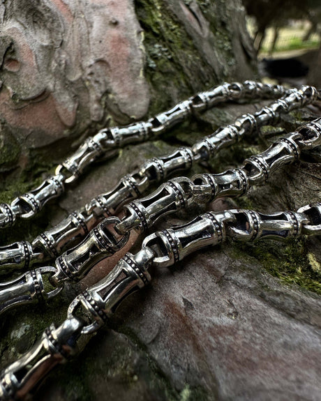 Sterling Silver Paperclip Chain Necklace - Bold & Handcrafted