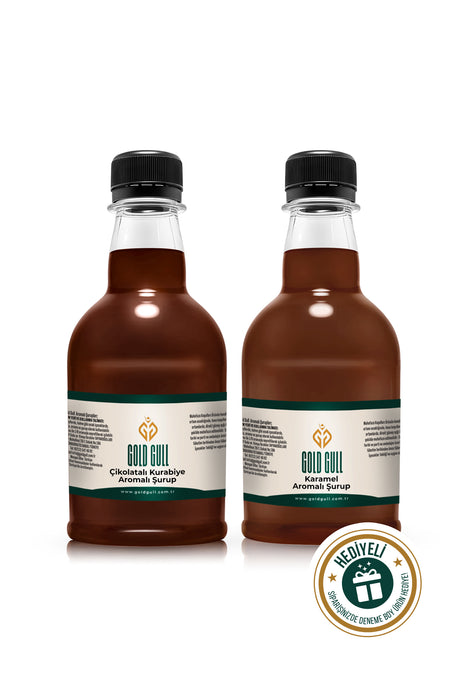 Gold Gull Professional Chocolate Cookie Caramel Coffee & Fruit Syrup - 600ml