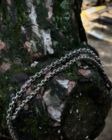 925 Sterling Silver Round Link Chain Necklace - Bold & Handcrafted